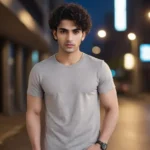 Massari Cloud Grey 180 GSM Tee – Pure Cotton, Ultimate Comfort