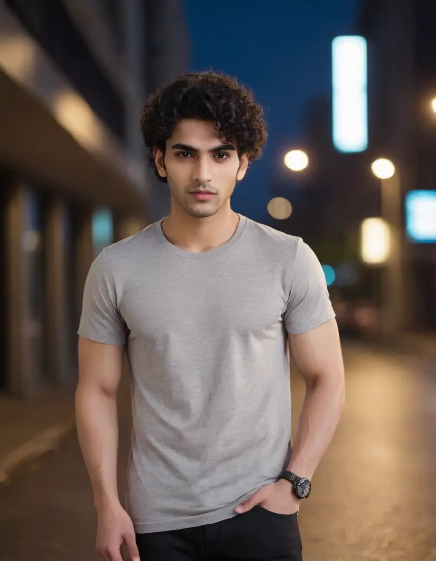 Massari Cloud Grey 180 GSM Tee – Pure Cotton, Ultimate Comfort