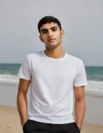 Massari Pure White 180 GSM Tee – Timeless Comfort, Everyday Essential - Image 3