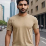 Massari Sand Beige 180 GSM Tee – Minimalist Vibes, Maximum Comfort